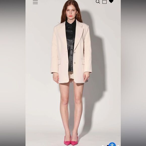 Walter Baker Kira Blazer in Bone Women’s Size Small, NWT - Picture 1 of 11